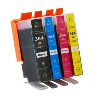 evenwichtig patroon droogte Huismerk HP 364 XL Inktcartridges Multipack (zwart + 3 kleuren) -  Printvoordeelshop.nl