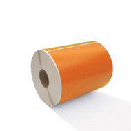 Huismerk Zebra (800264-605) Labels Oranje (102x150mm)